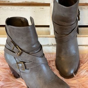 Grey Ankle Boots